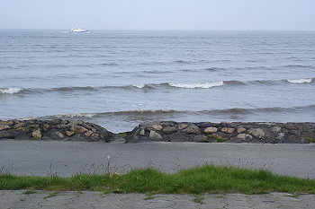 Strandweg vor Haus Nautic